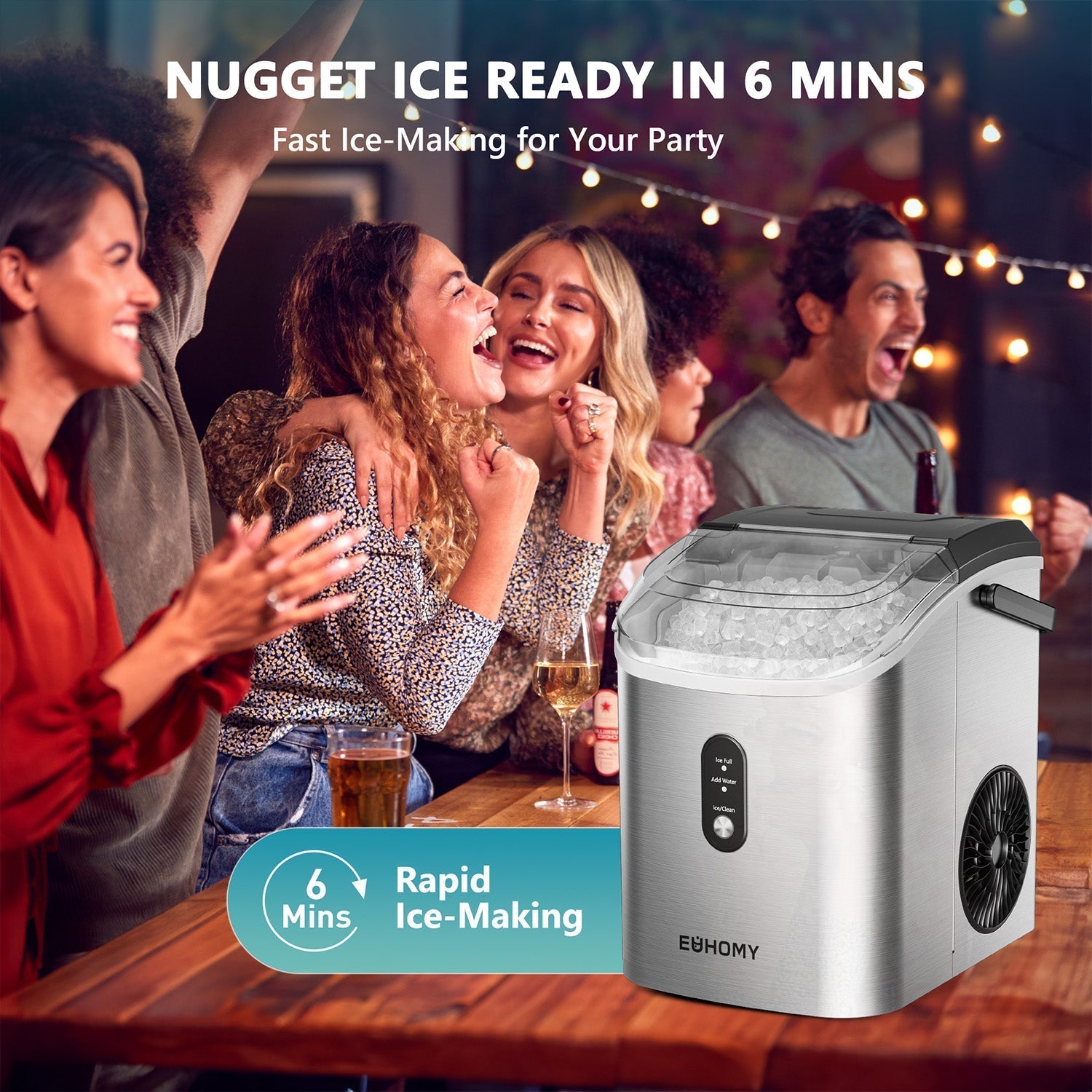 Nugget Ice Maker Pearl H1