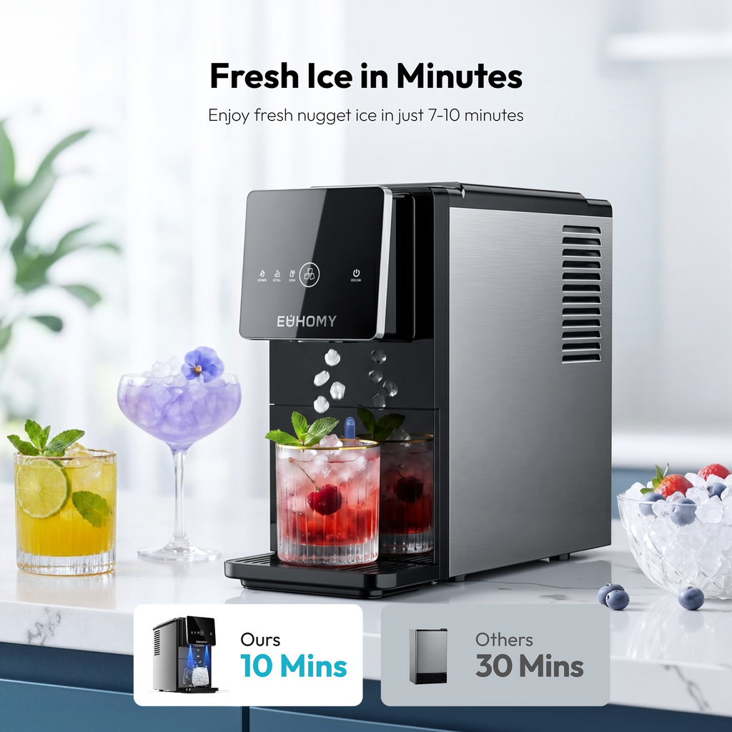 Nugget Ice Maker Dispenser Mecila Jet SE