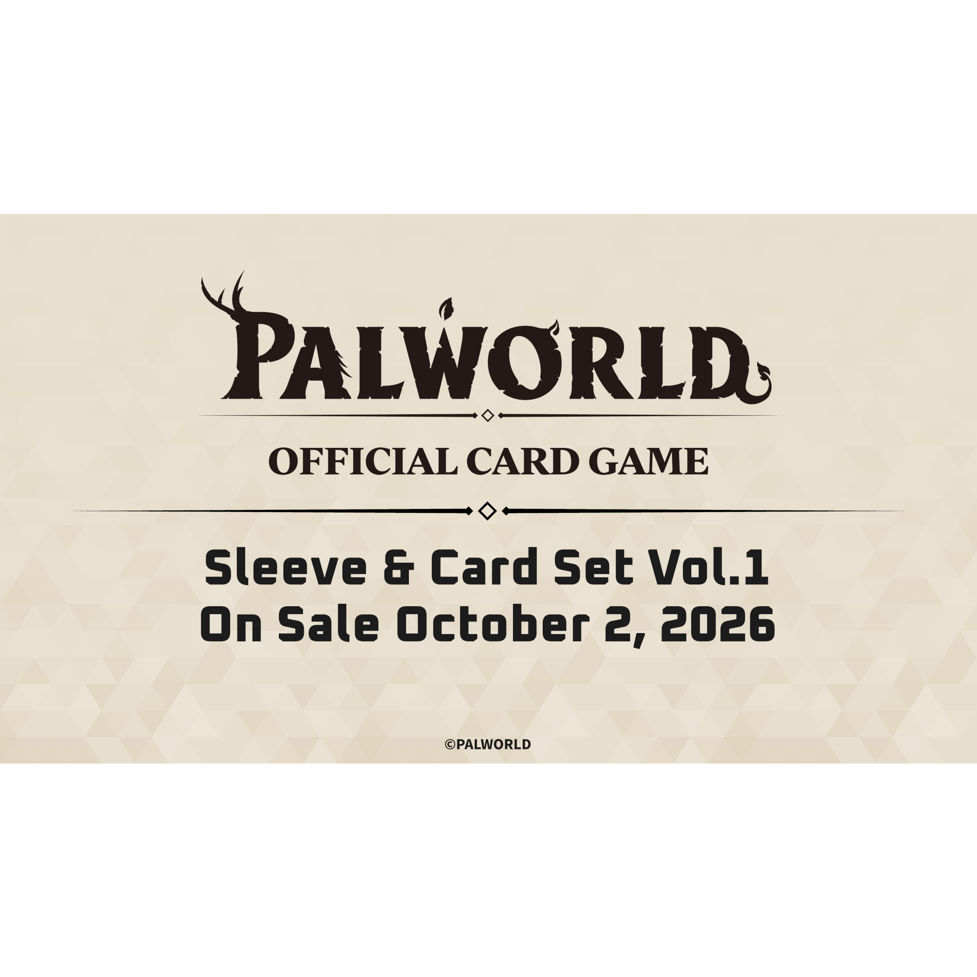 Palworld Official Card Game - Sleeve & Card Set - Vol. 1