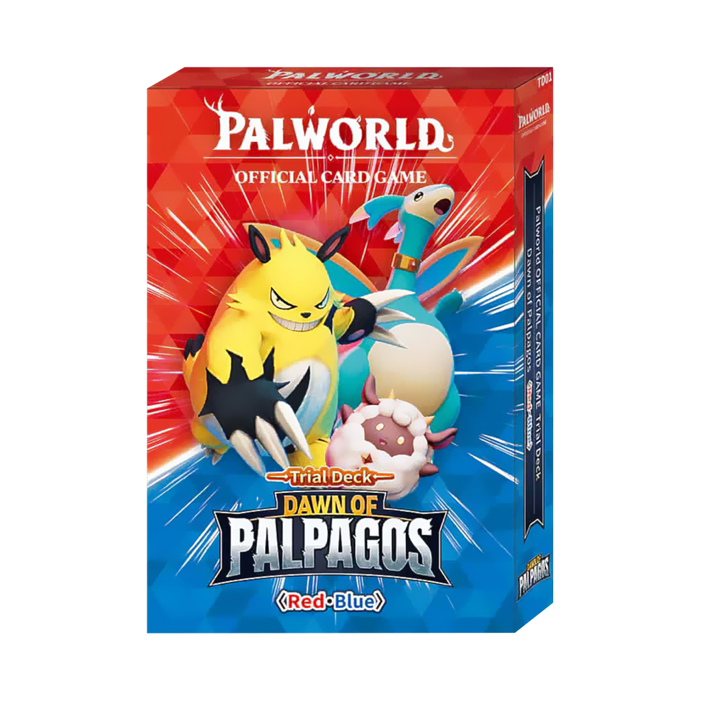 Palworld Official Card Game - Dawn of Palpagos - Red-Blue Trial Deck