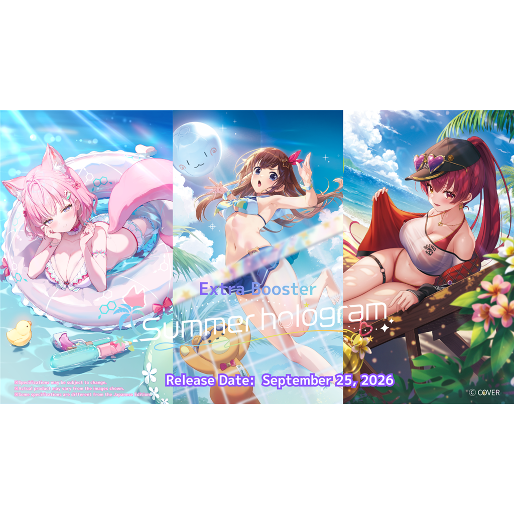 hololive Official Card Game - Extra Booster - Summer hologram - Booster Box (8x Packs)