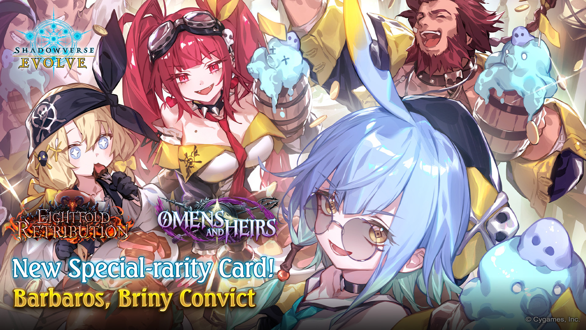 Shadowverse: Evolve - Combined Set 03 - Eightfold Retribution & Omens and Heirs - Booster Pack