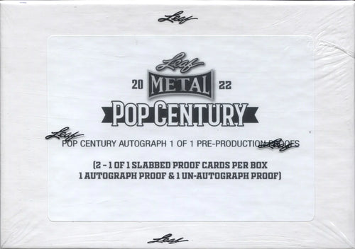 2022 Leaf Metal Pop Century 1/1 Pre-Production Proof Box